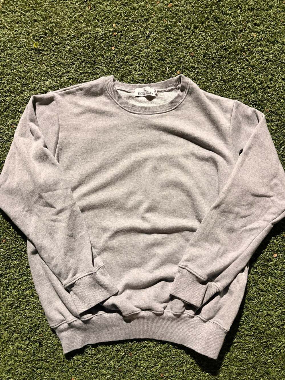 Stone Island Grey Crewneck Sweatshirt - Picture 1 of 5